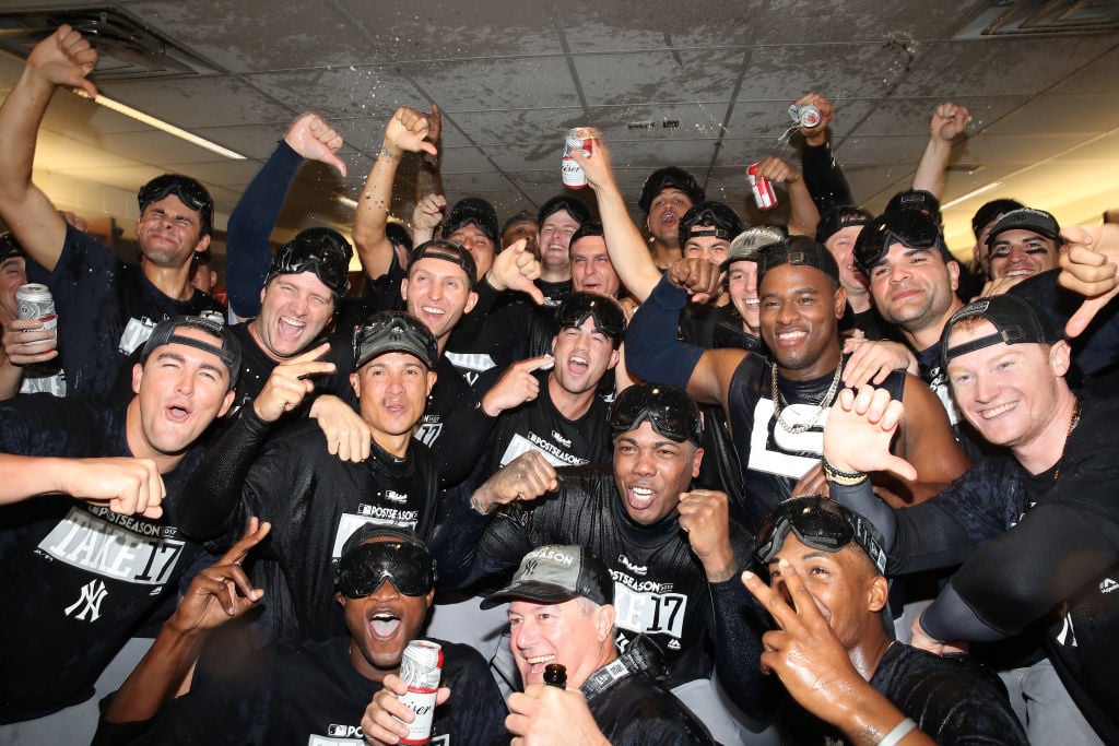 Yankees not celebrating postseason berth: 'We're after the