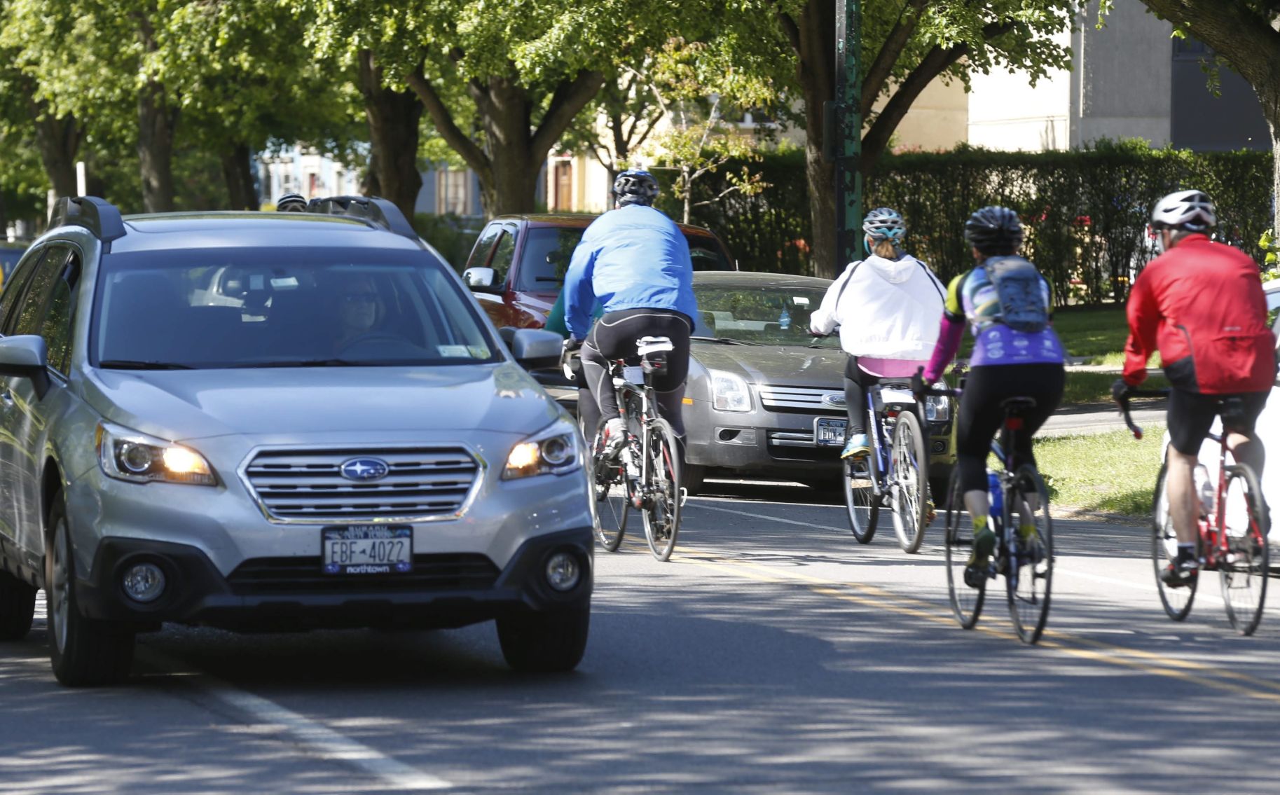 Bicyclists say more drivers are sharing the road