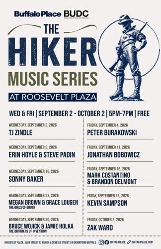 Buffalo Place Announces The Hiker Music Series at Roosevelt Plaza