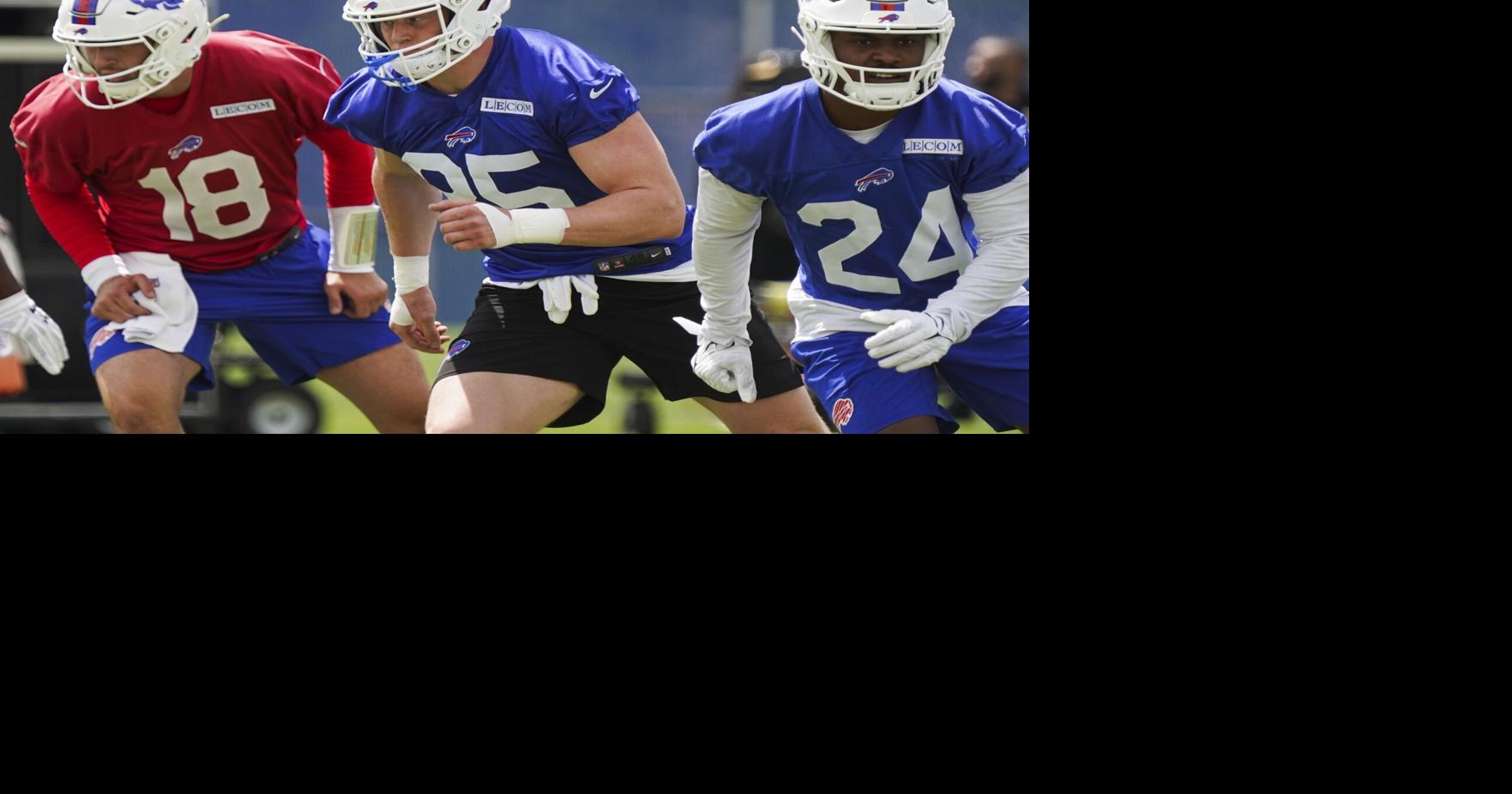 Bills tight end Jackson Hawes looks to punish on the field