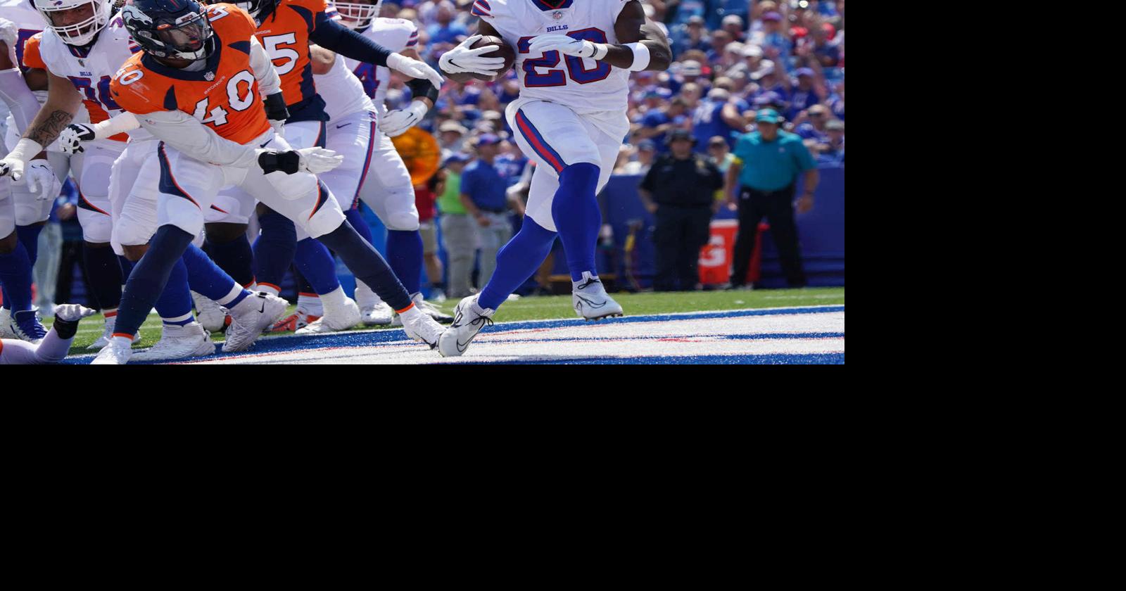 Bills Running Back Zack Moss Runs For Pair Of Touchdowns In Win Over  Patriots