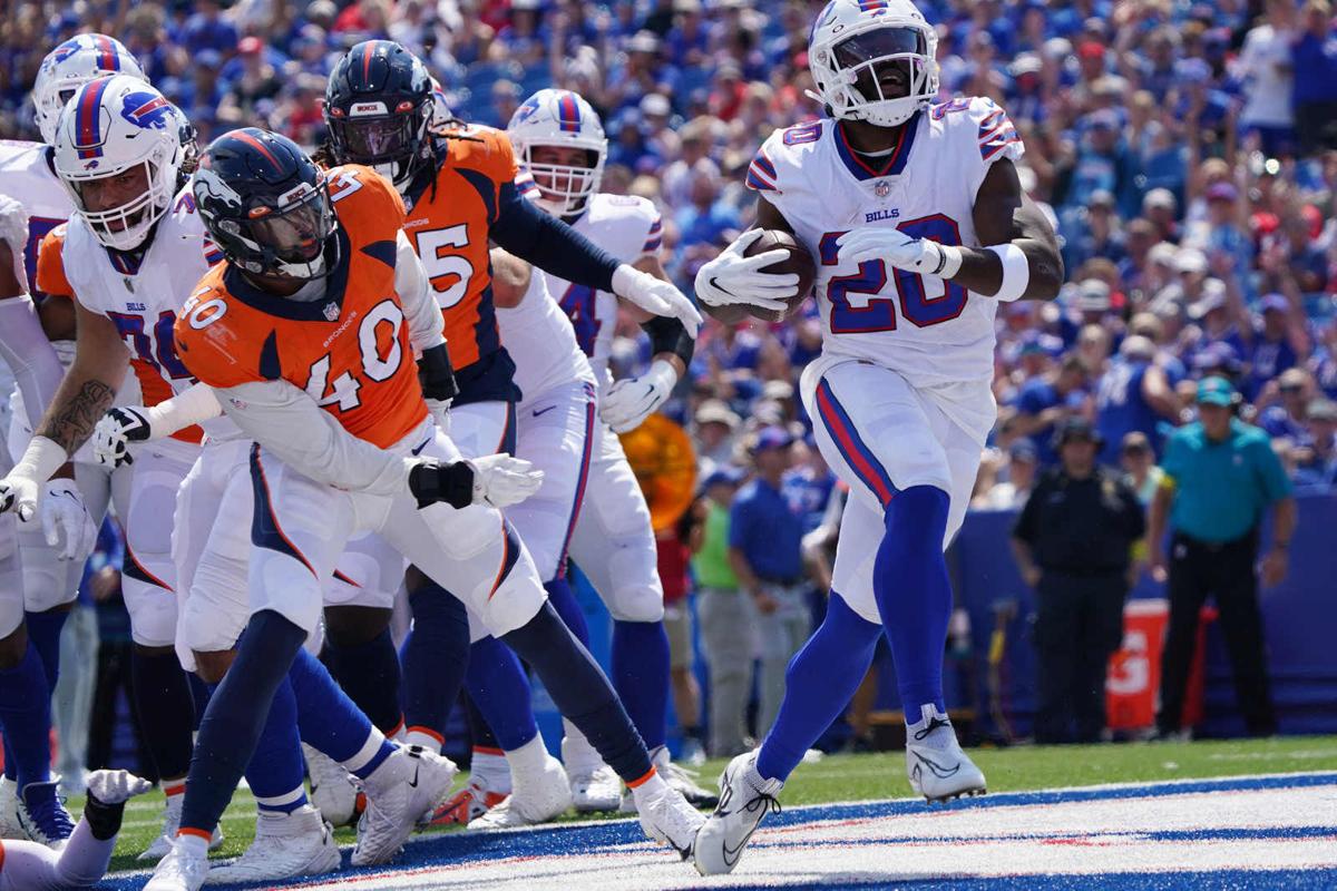 Report: Bills' Zack Moss to miss rest of playoffs with ankle injury