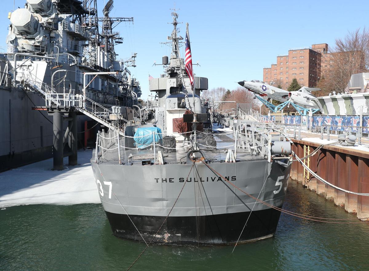 The USS The Sullivans Taking on Water (copy)