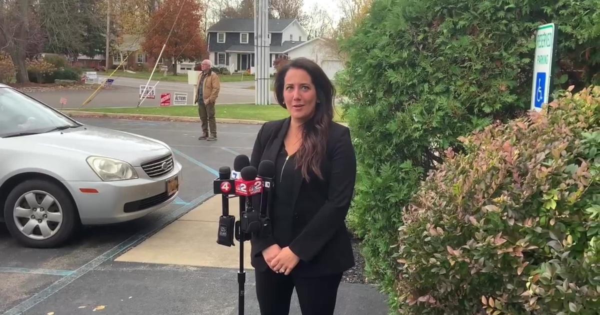 Republican Erie County executive candidate Chrissy Casilio on Election Day