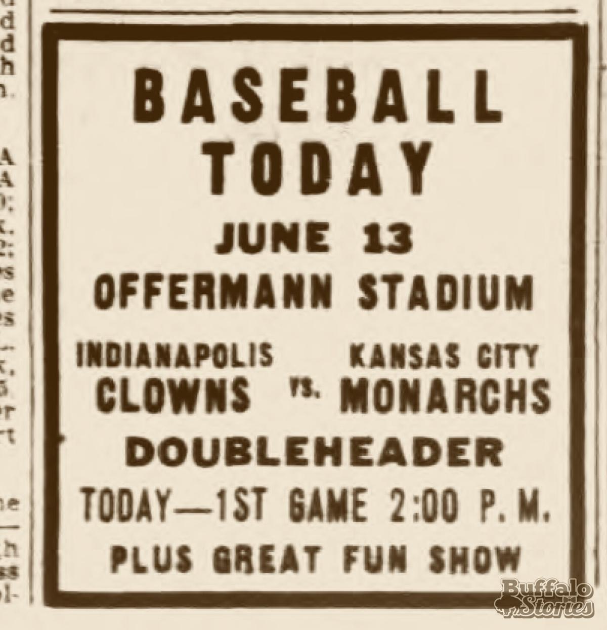 Baseball Game Program for Kansas City Monarchs and Indianapolis Clowns, Baseball, the Color Line, and Jackie Robinson, Articles and Essays