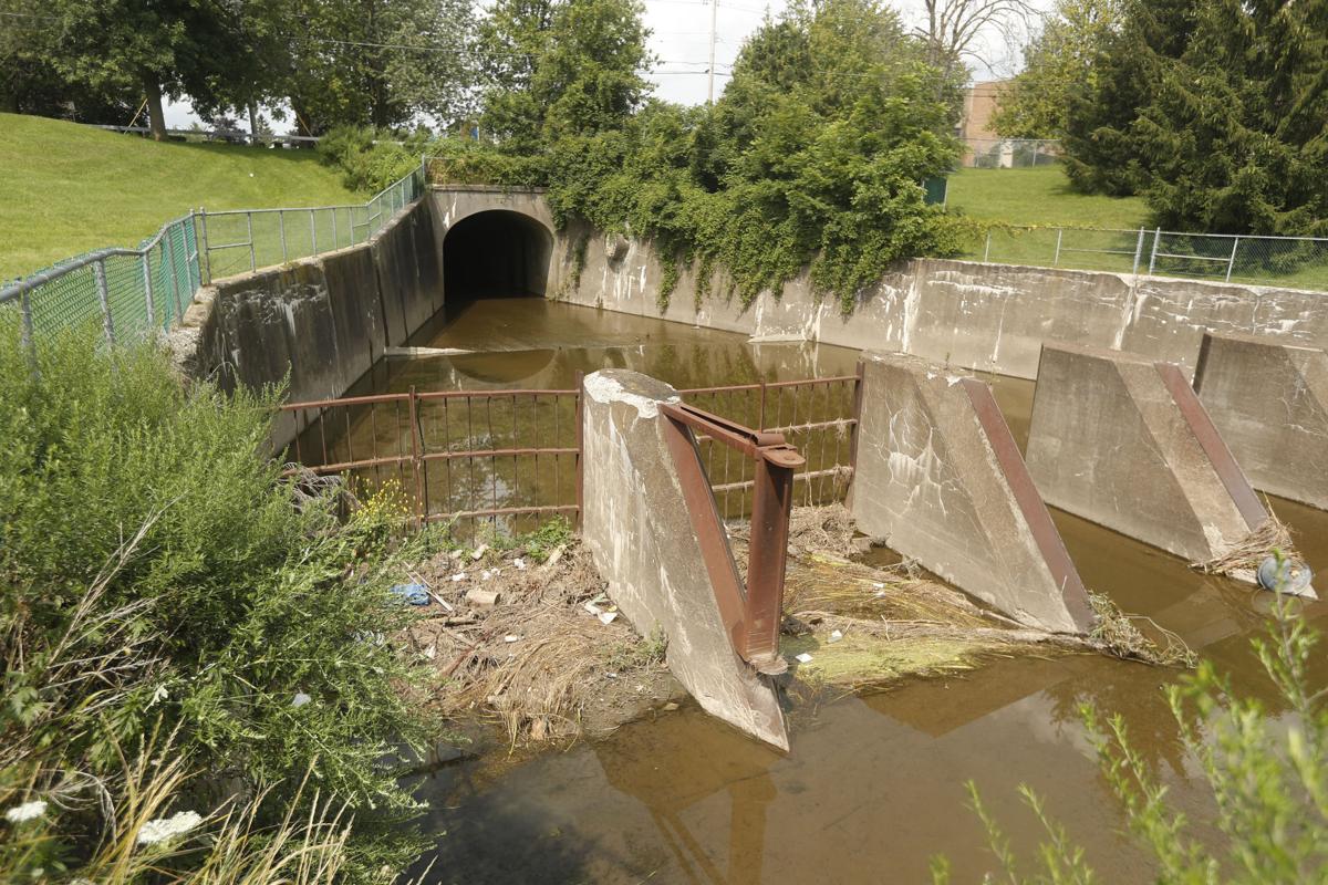 Sewage Fouled Scajaquada Creek Is Exhibit A During Assembly Speaker S Visit Local News Buffalonews Com