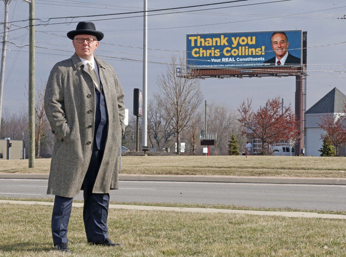 Caputo responds to Collins billboard with one of his own