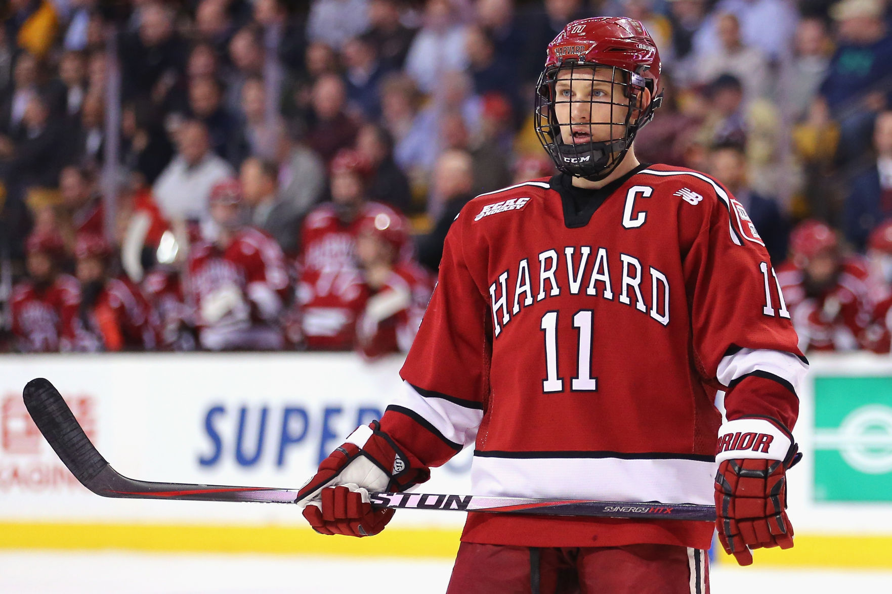 harvard hockey sweater