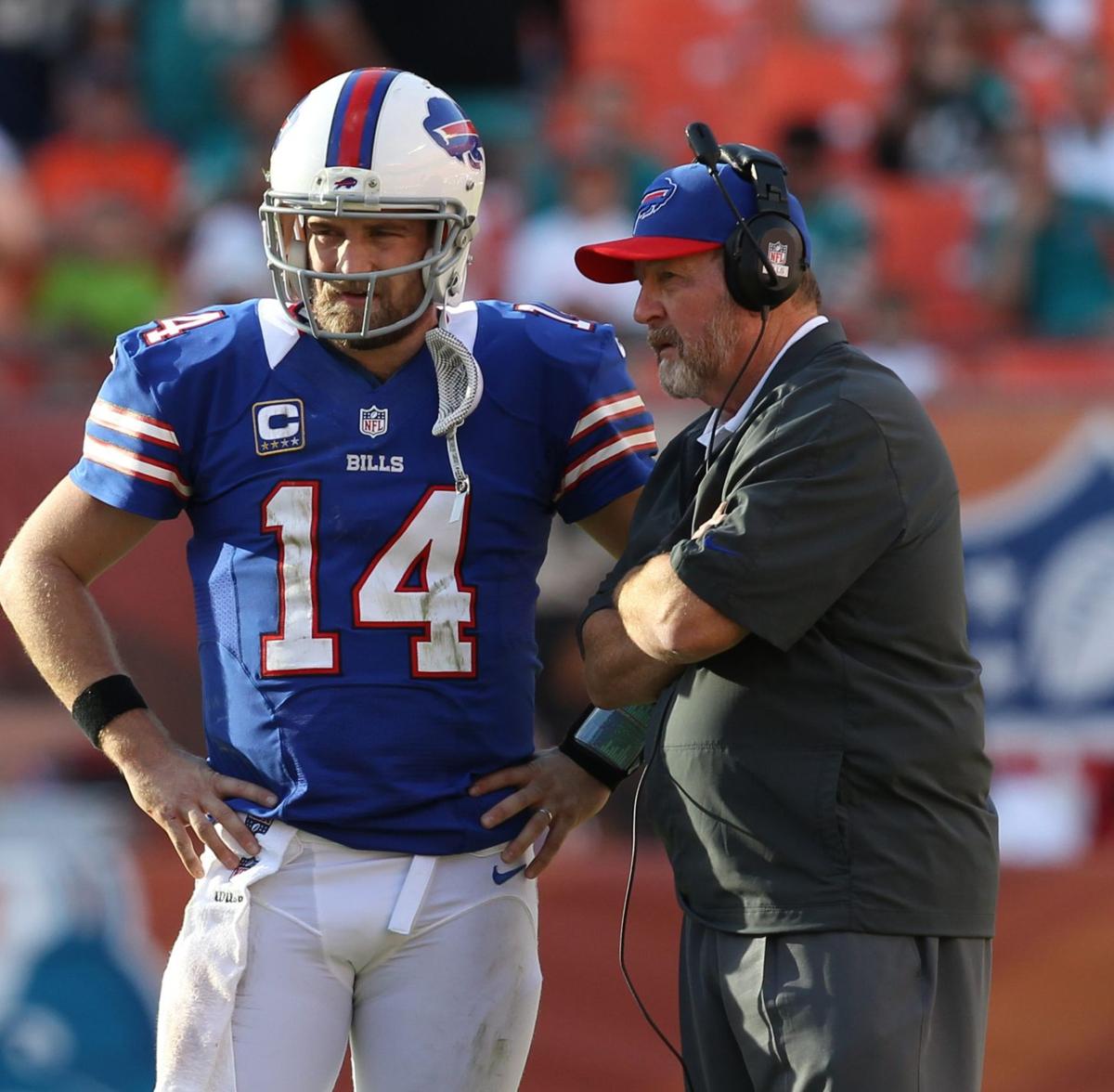 Bills get set to face former Bills Ryan Fitzpatrick, Chan Gailey