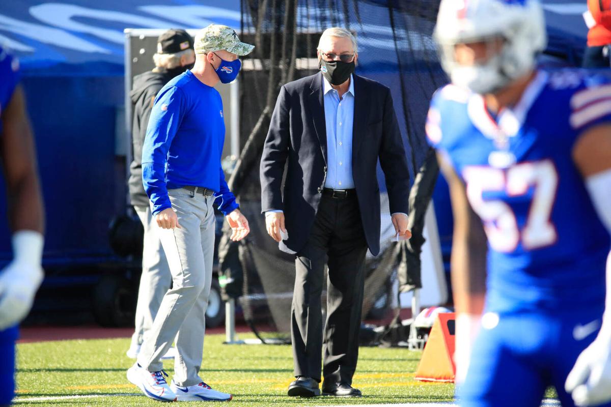 Bills coach Sean McDermott gives game ball to owner Terry Pegula