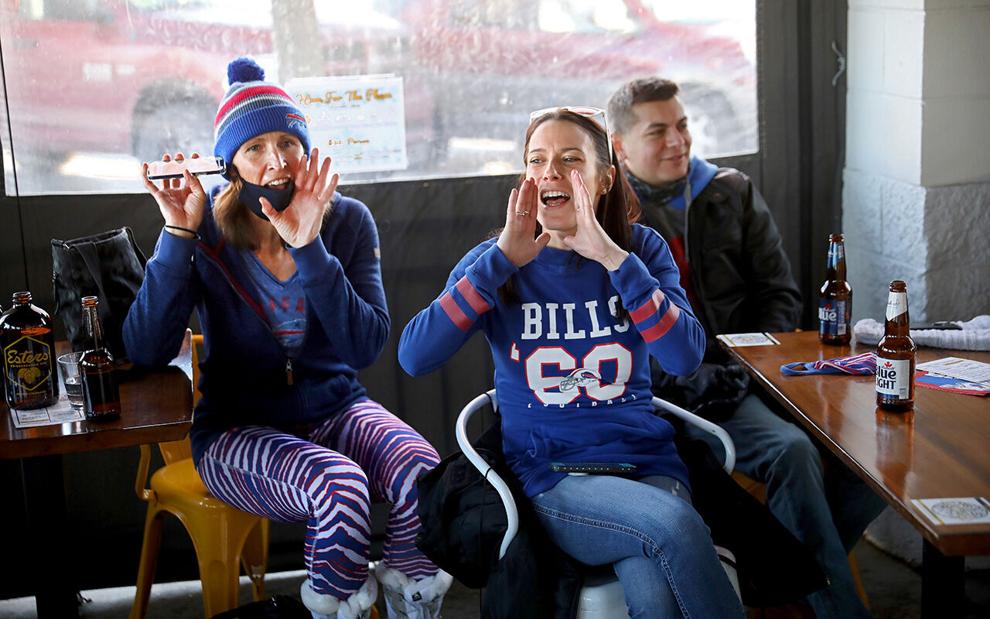 Bills backers in Denver celebrate dominant win