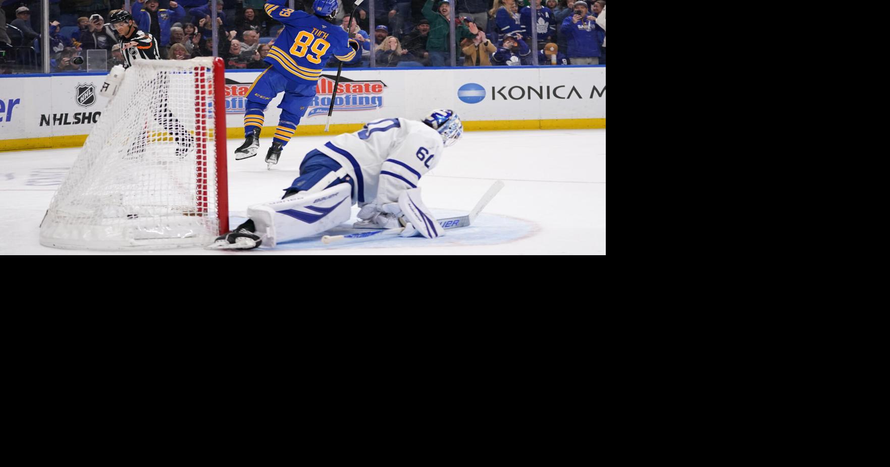 Alex Tuch Jack Quinn Buffalo Sabres shootout Toronto