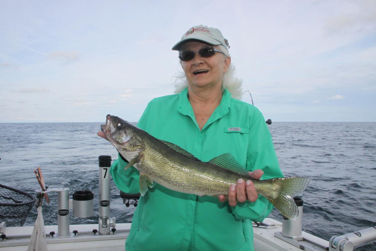 Sue Guenther walleye Lake Erie