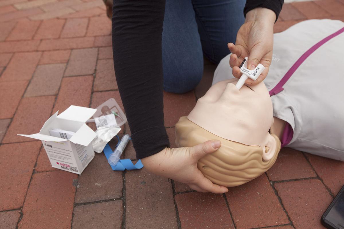A dummy used to simulate treatment for overdoses, in Cambridge, Mass. (copy)