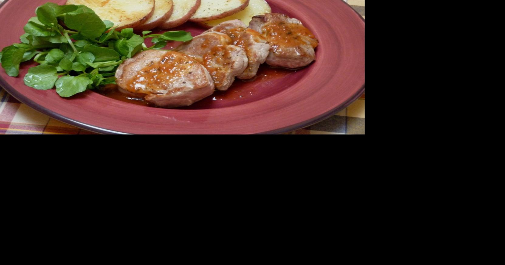 Ketchup is the surprise ingredient in Jacques Pepin’s elegant pork entrée