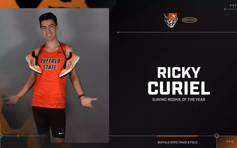 Ricky Curiel Named SUNYAC Outdoor Track and Field Rookie Of The Year