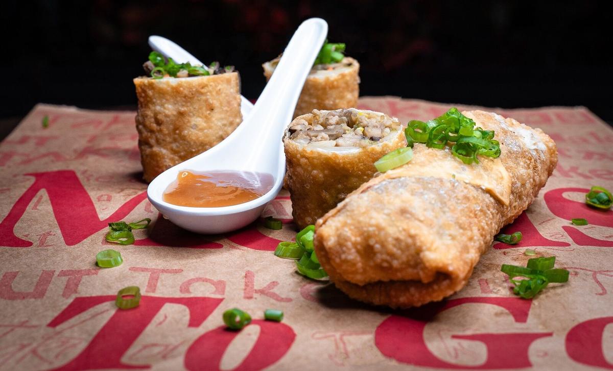 Veggie egg roll Rec Room
