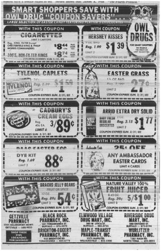 March 27, 1985: A look back at Buffalo's drug store chains of the '80s
