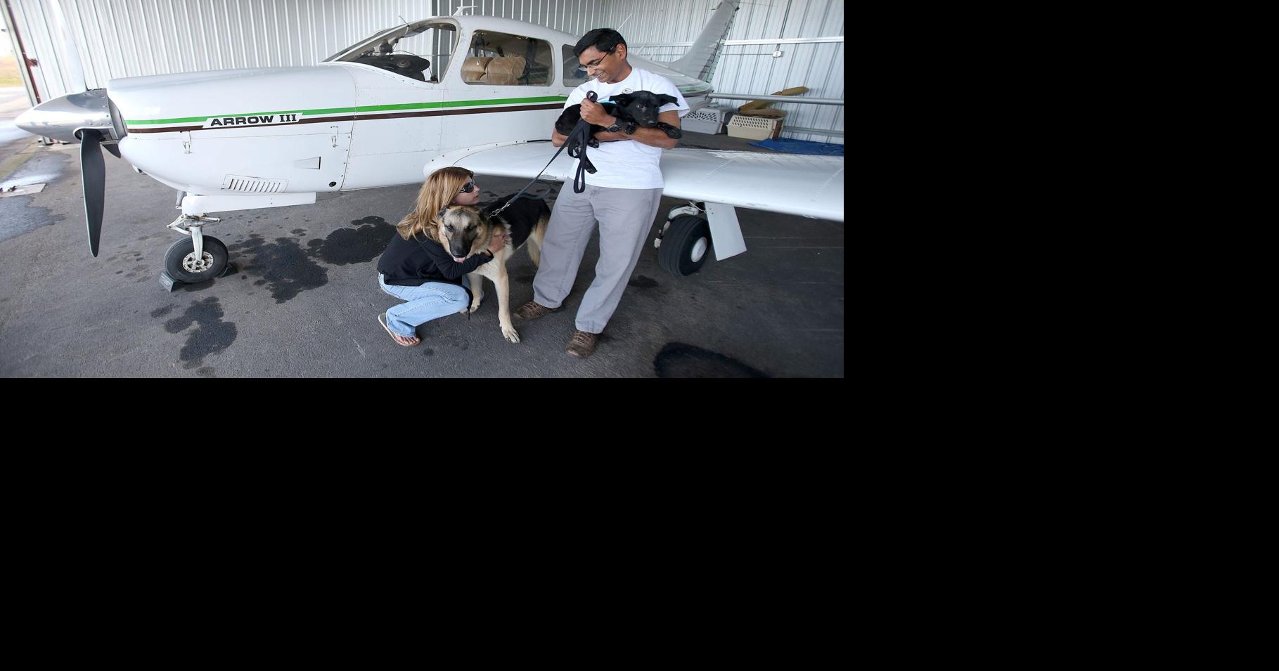 Pet Tales Pilots N Paws volunteers fly animals to home and safety