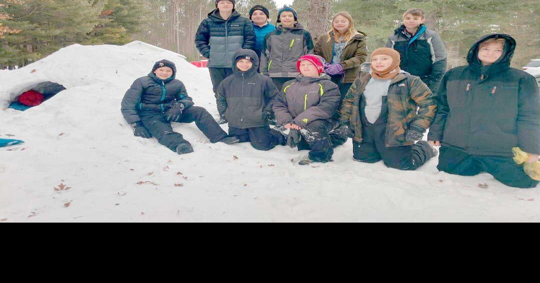Scouts winter camp in quinzees News