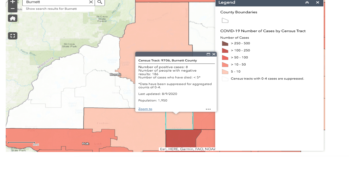 Where are the cases in County? News