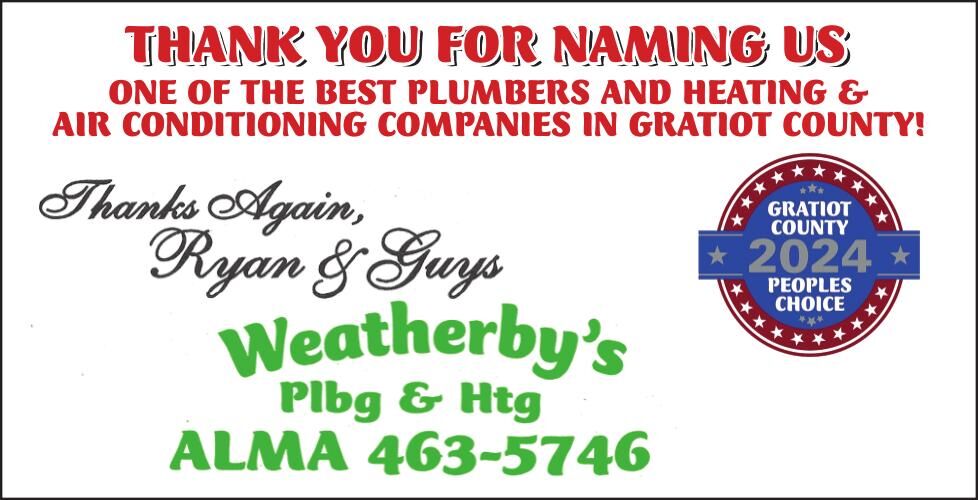 Weatherby Plumbing & Heating Ads