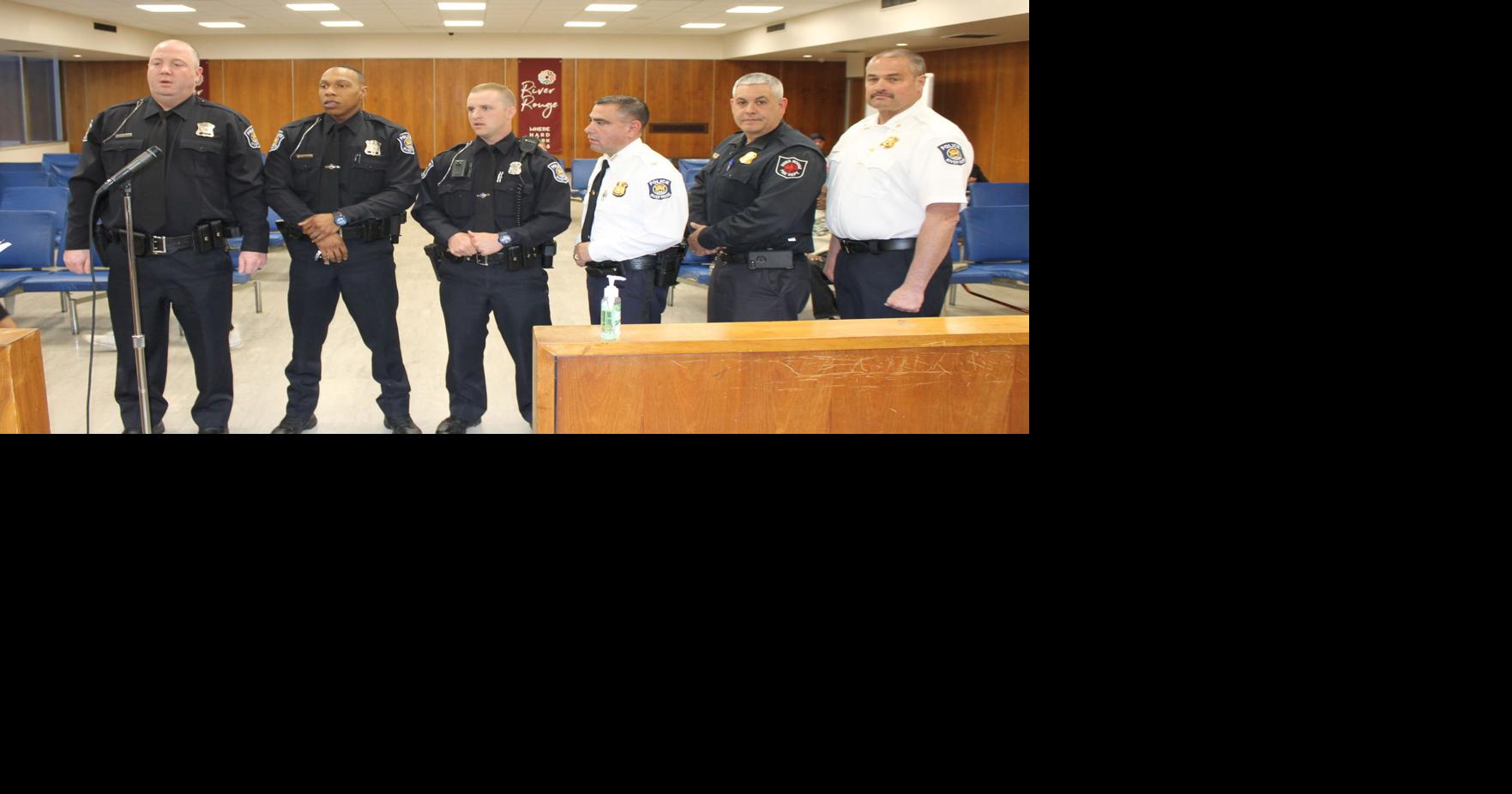 Three new public safety officers sworn-in in River Rouge | News ...
