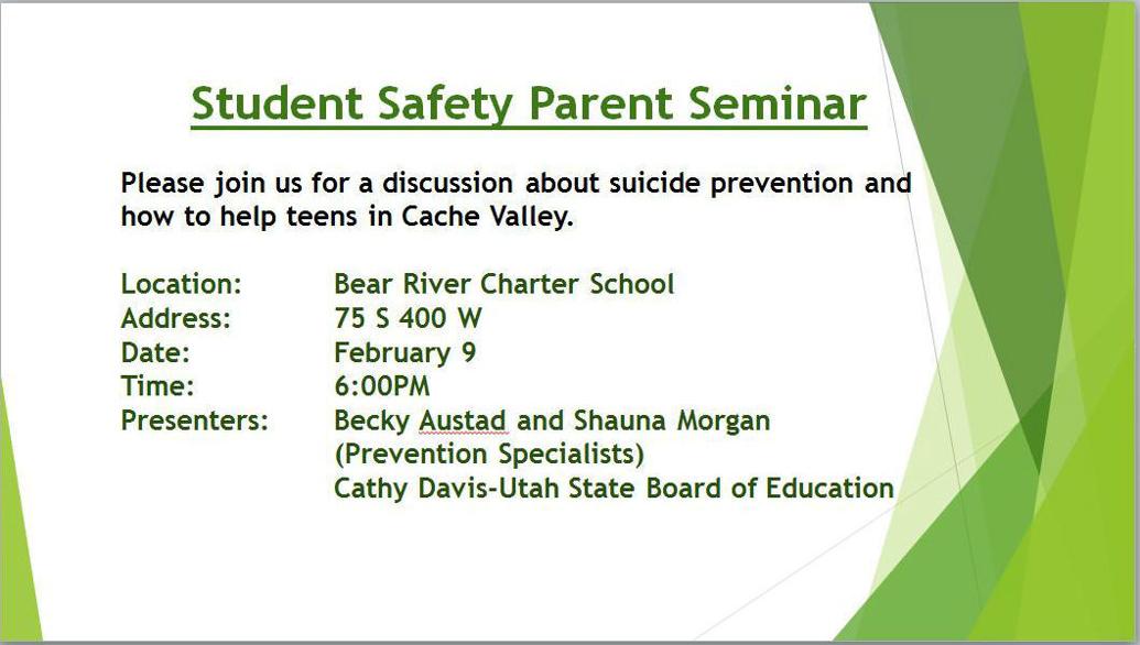 Bear River Charter School and InTech Collegiate High School to host