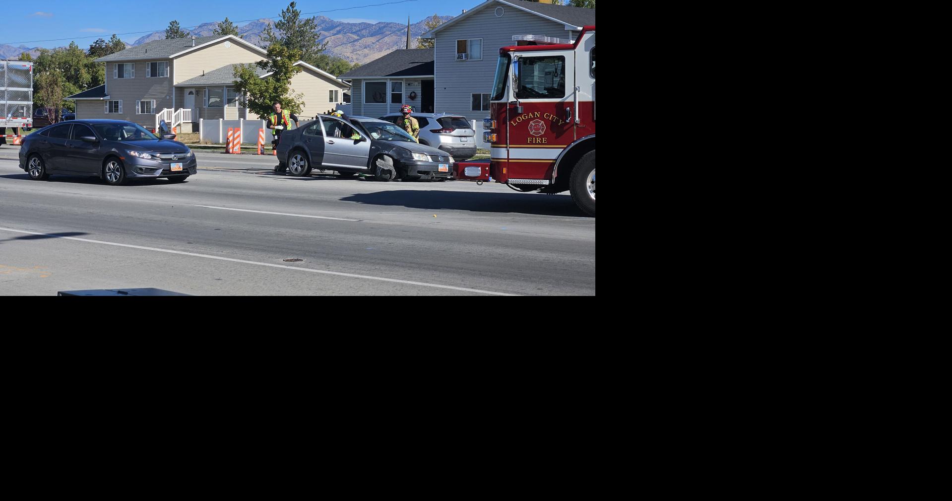Woman hospitalized after three-vehicle crash in southwest Logan | News ...
