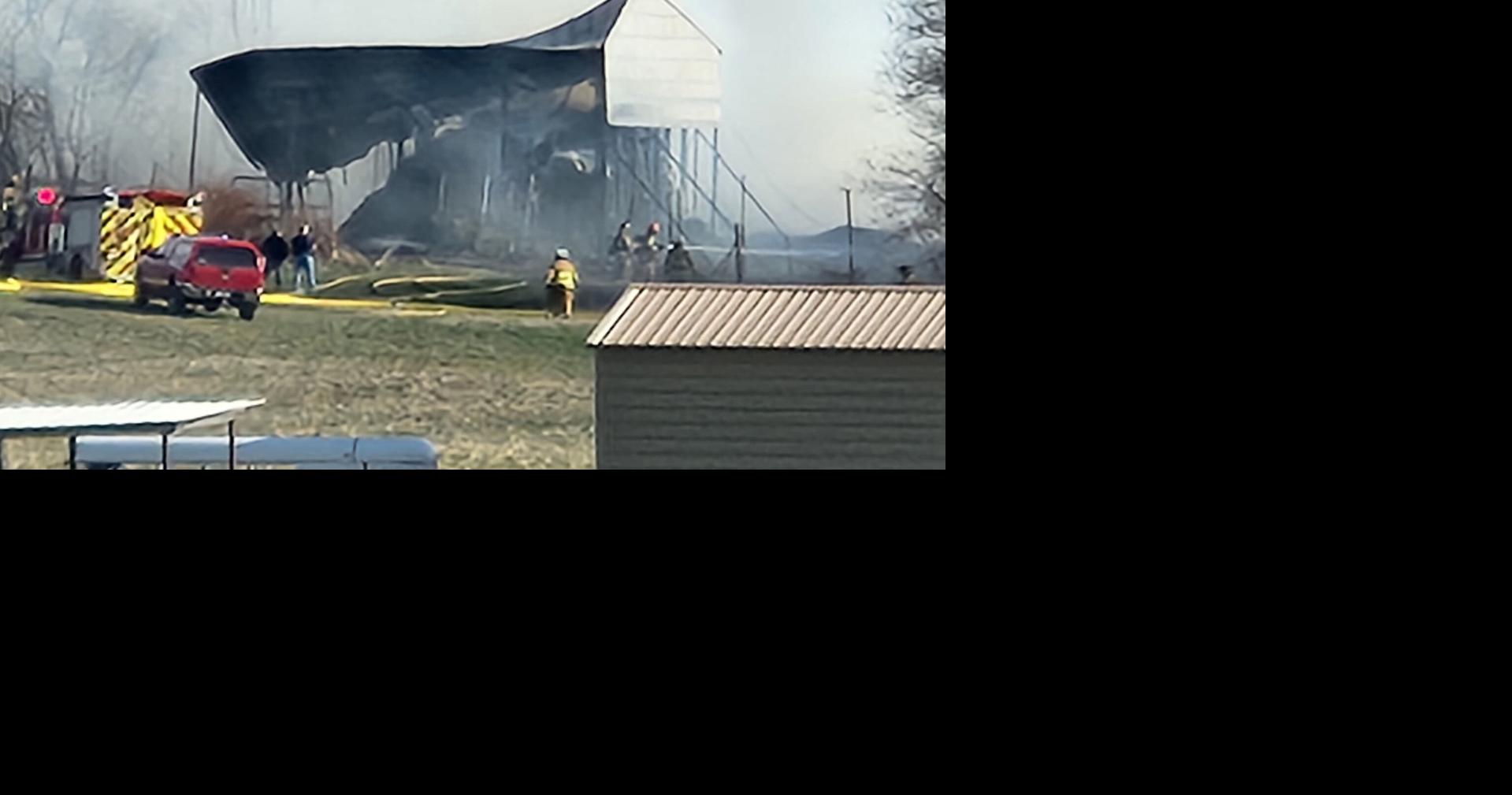 Fire destroys barn and hay shed in Richmond | Local News ...