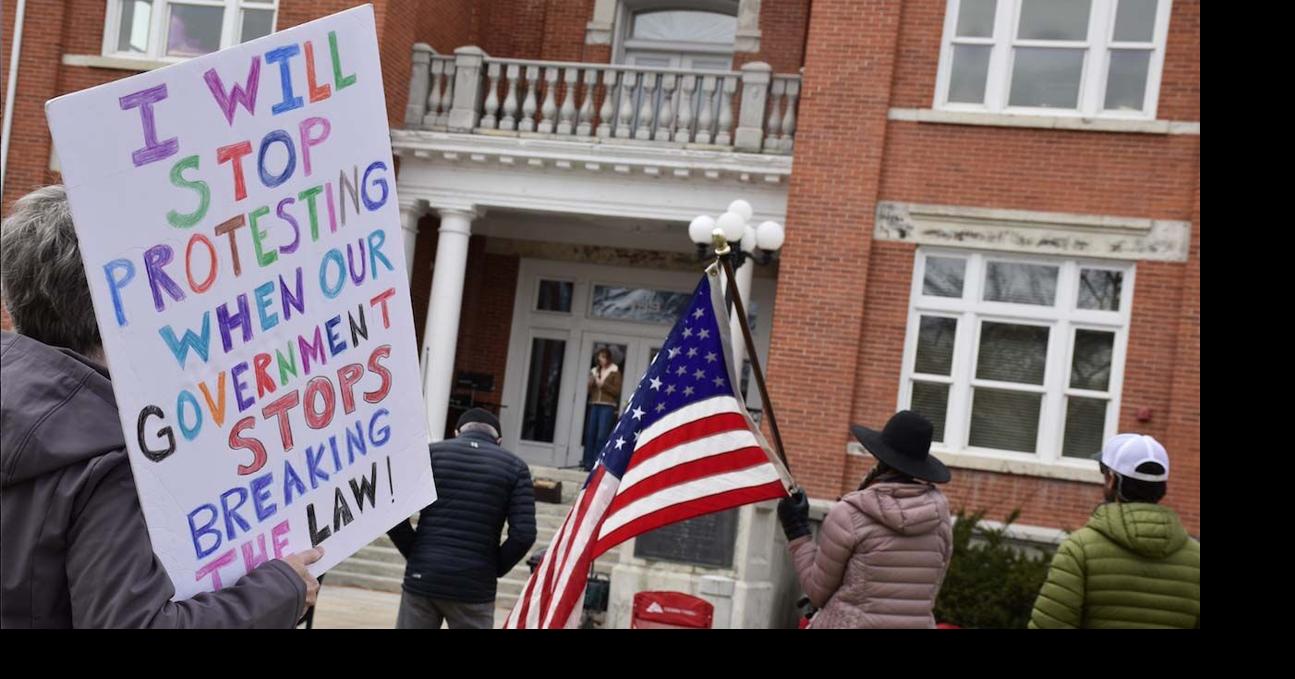 Well-organized pop-up protest draws sparse crowd of science supporters to downtown Logan