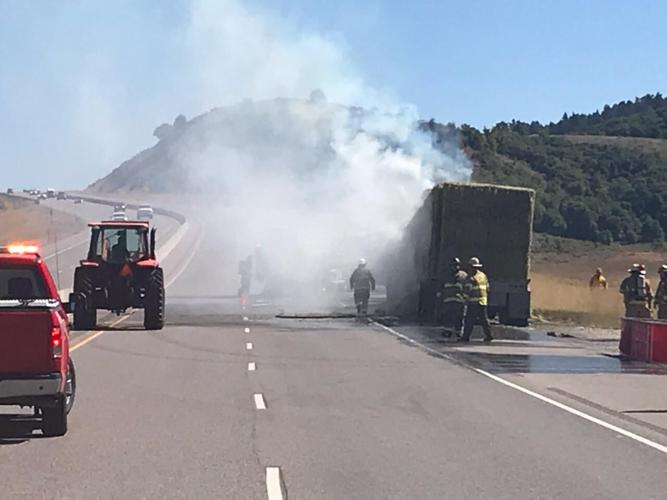 Semitruck fire partially closes Sardine Canyon for hours Local News