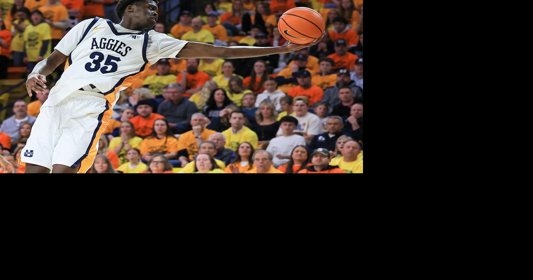 Adlan Elamin, Elijah Perryman the latest in line of freshman contributors for Utah State basketball