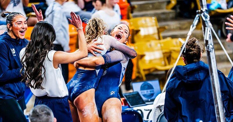 Utah State gymnastics defeats No. 23 Southern Utah 195.700-195.550