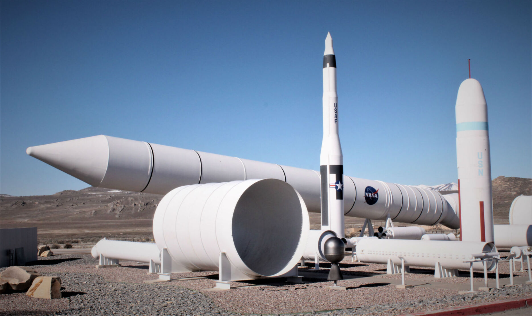 Rocket Garden is a bonus for Golden Spike National Park visitors