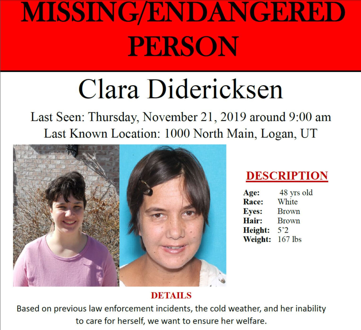 Police asking for the public’s help locating missing Logan woman ...