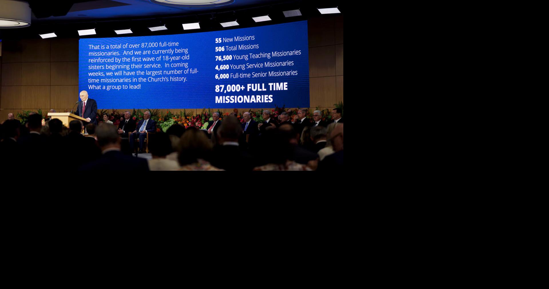 Latter-day Saint missionary force reaches historic high of 88,500