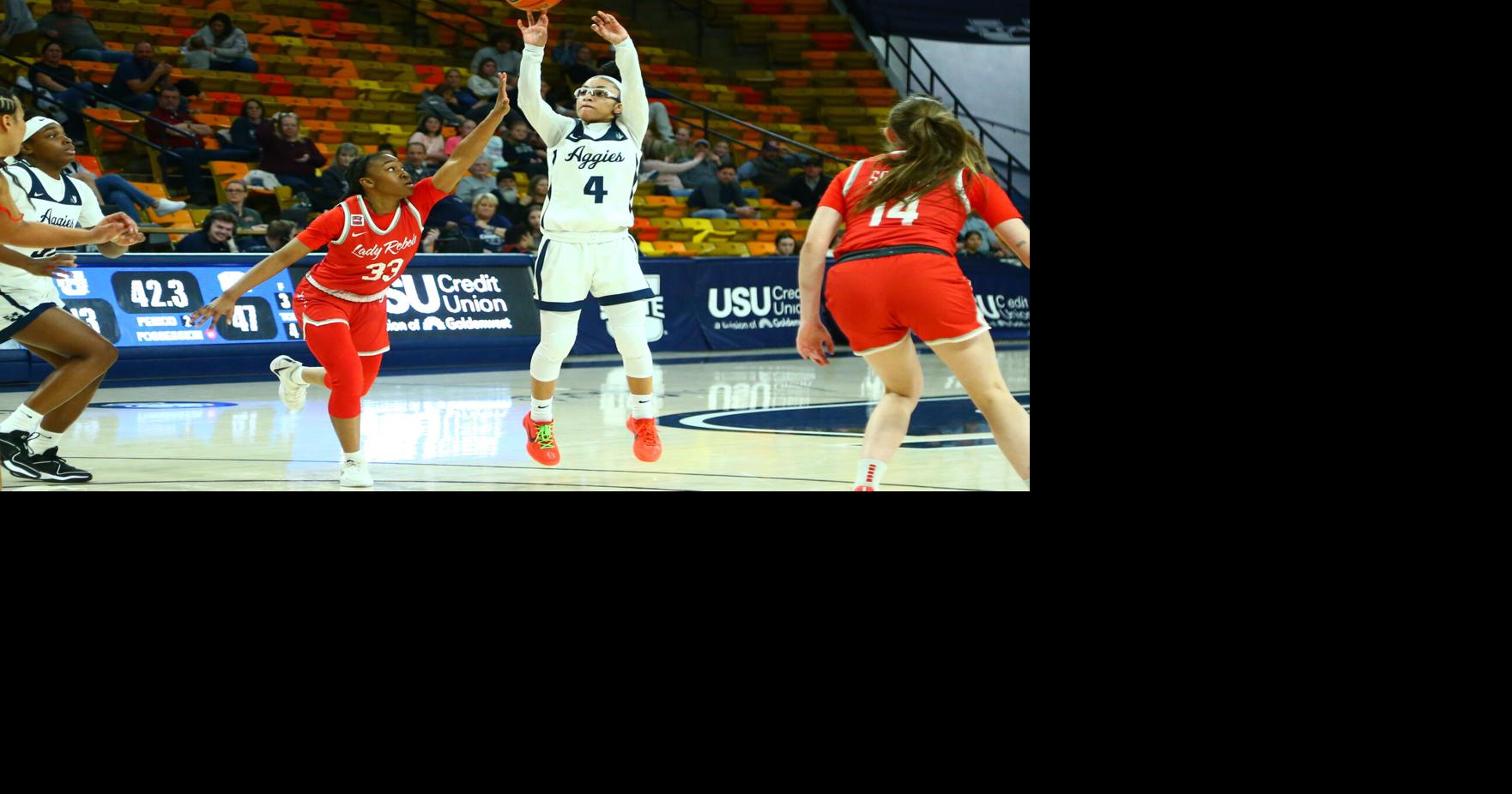 PHOTO GALLERY: #23 UNLV 104, Utah State 44 in women’s basketball ...