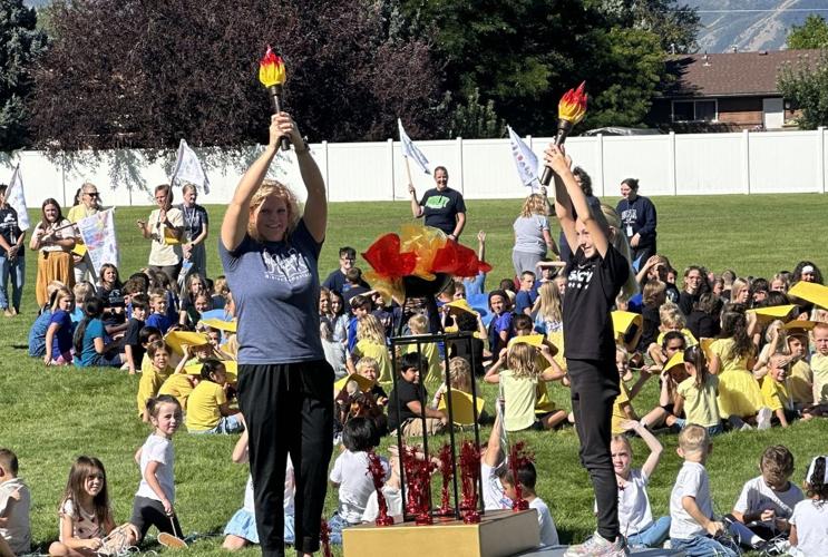 Nibley Elementary School hosted ‘Opening Ceremonies’ to celebrate Utah ...