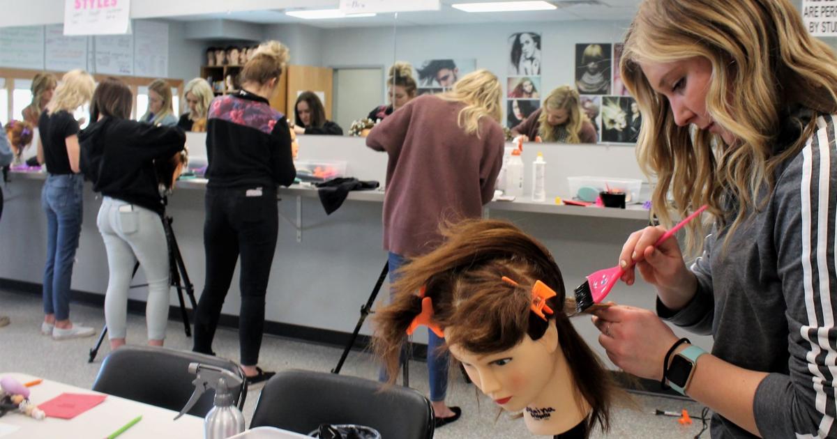 West Side High School offers the first and only high school cosmetology
