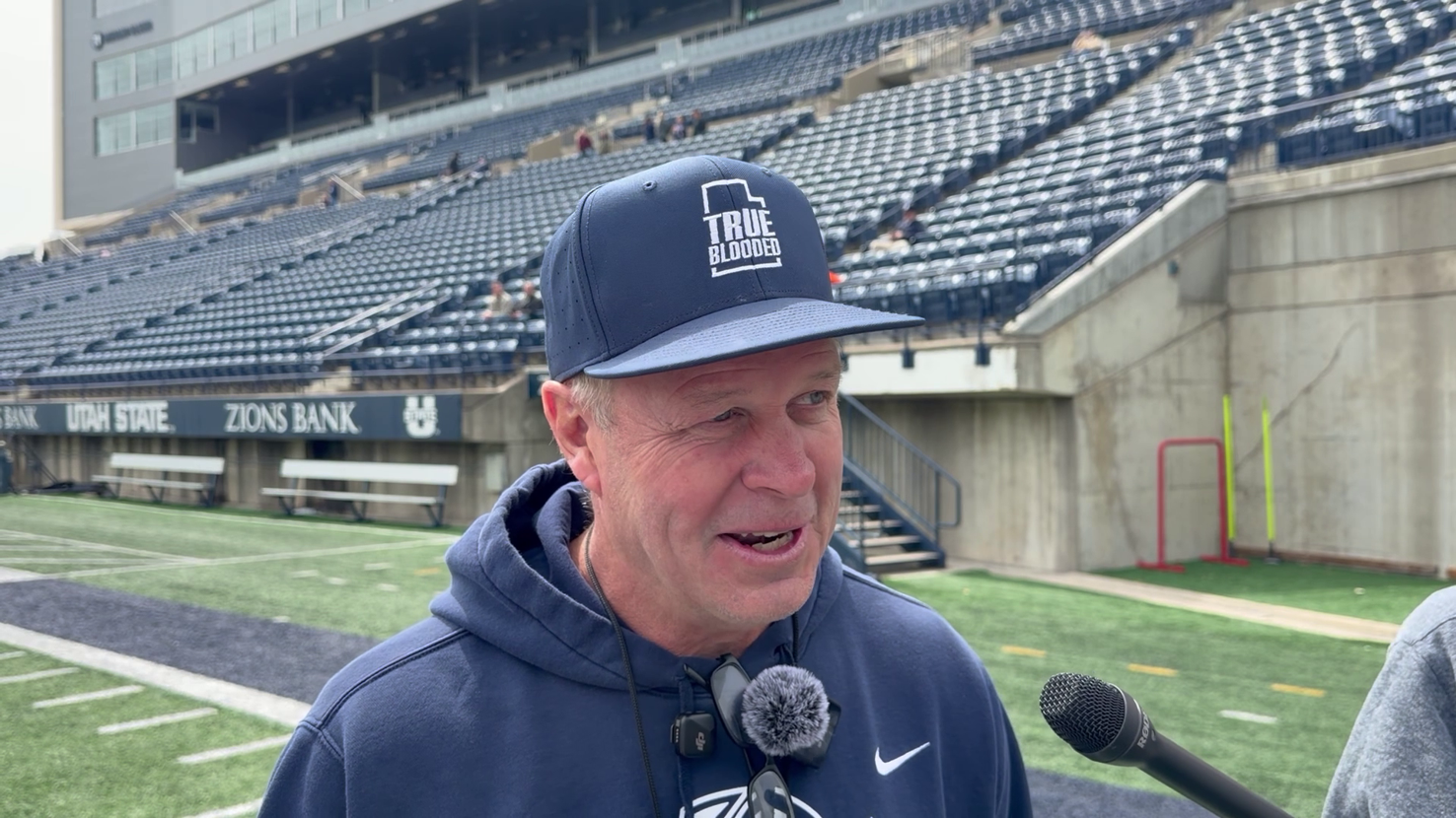 Defense flexes muscles in Utah State football Spring Showcase | Sports ...