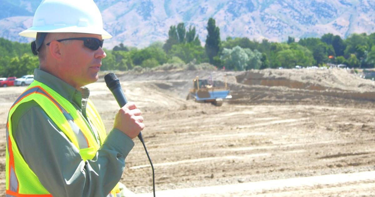 Bureau of Reclamation shows progress on the $115.9 new spillway construction project