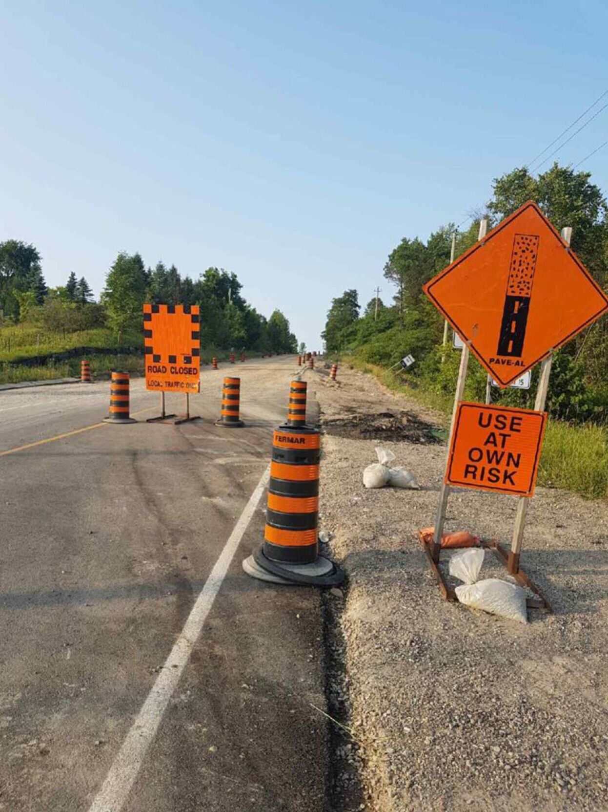 WHAT S GOING ON HERE Old Church Road construction delayed