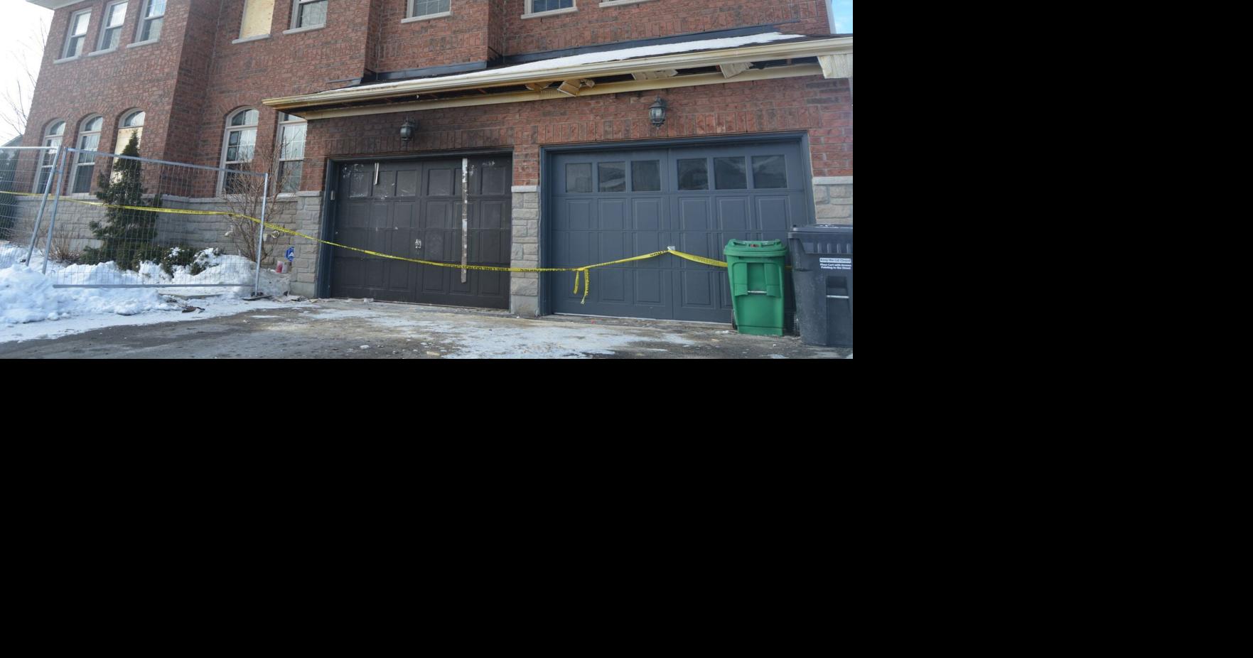 Firefighters forced to battle Caledon East house fire from outside