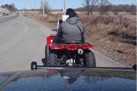 OPP says it s prohibited to drive off road vehicle in public