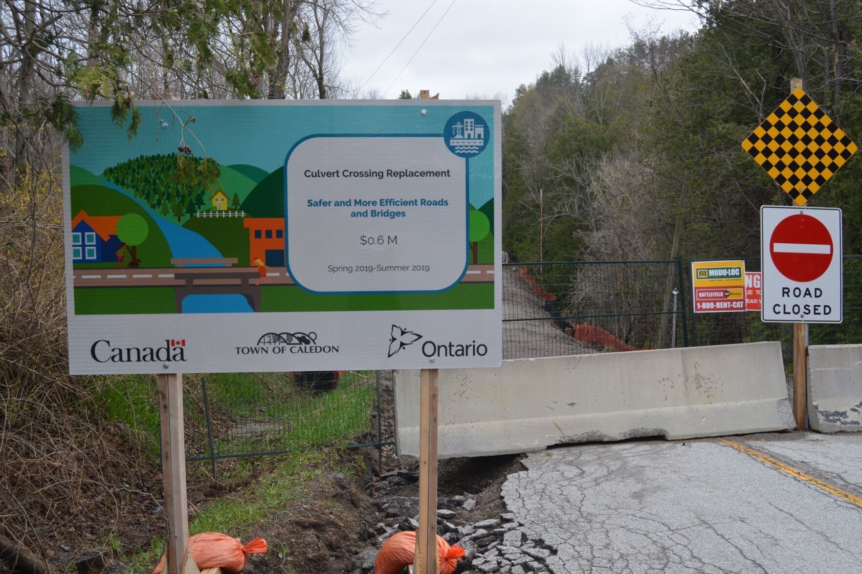 The road runs through it Caledon road repairs delayed by