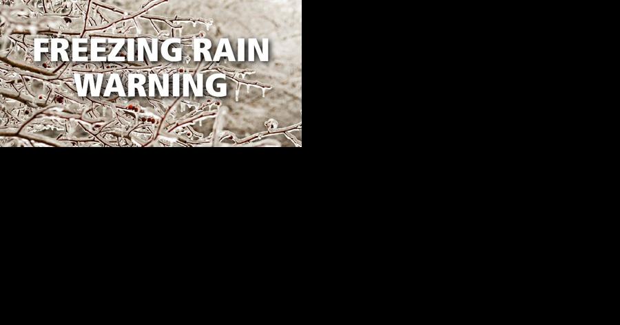 Freezing rain warning issued for Caledon and Orangeville - Vimarsana News