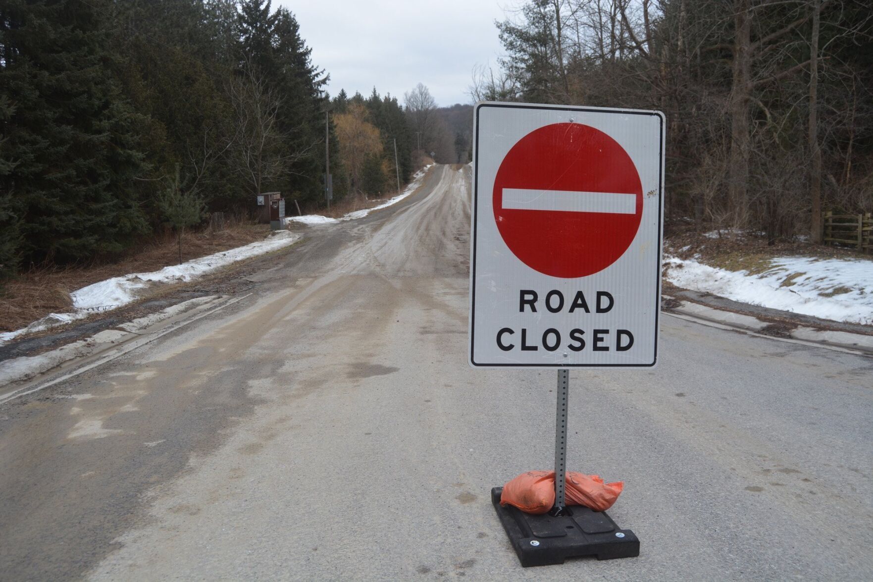 WHAT S GOING HERE Caledon road closed due to flooding