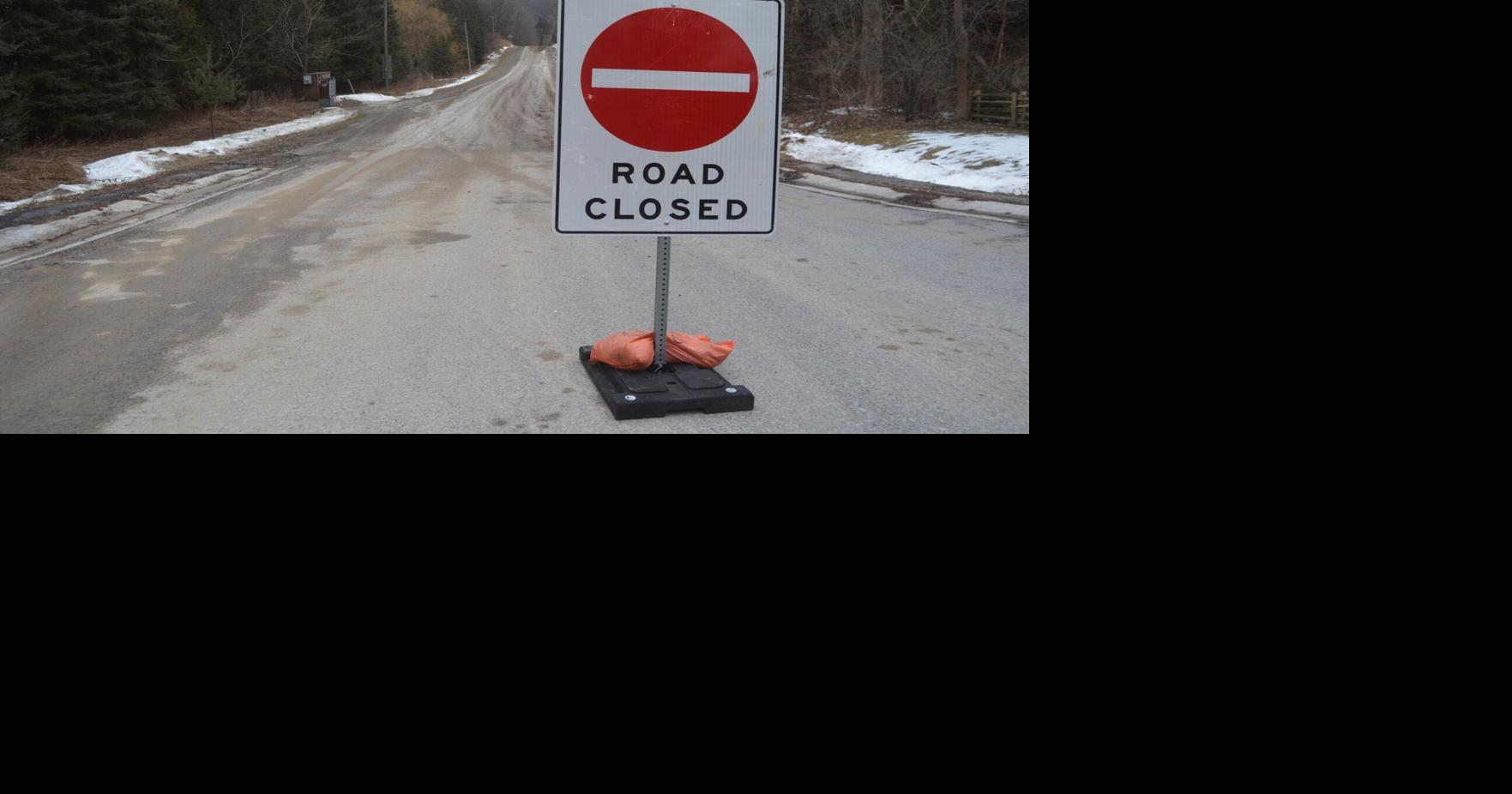 WHAT'S GOING HERE? Caledon road closed due to flooding