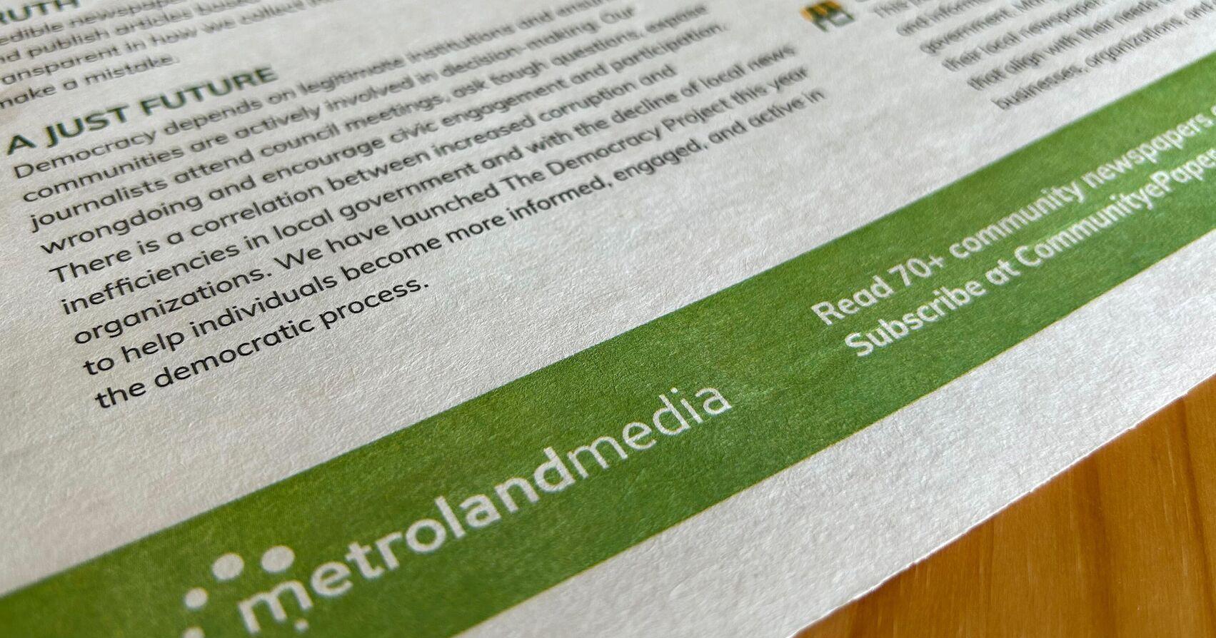 Metroland creditors accept insolvency proposal - Vimarsana News